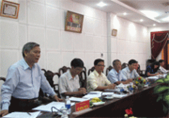 Đoàn công tác Văn phòng Trung ương Đảng làm việc tại Bình Phước