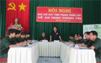 Đồng Xoài tổ chức diễn tập khu vực phòng thủ