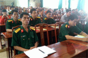 Bồi dưỡng kiến thức quốc phòng – an ninh cho đối tượng 4A