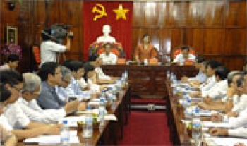 Bộ trưởng Bộ Y tế thăm và làm việc tại tỉnh
