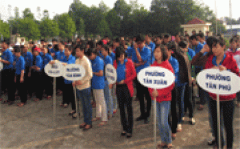 Đồng Xoài: Phát động năm thanh niên tình nguyện