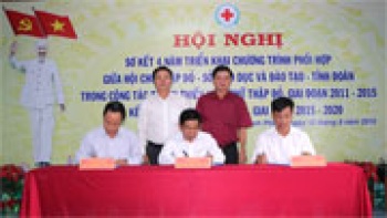 Hoạt động chữ thập đỏ khối trường học năng động, ngày càng đi vào nề nếp