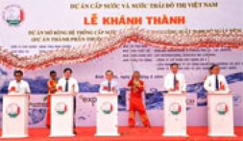 Khánh thành dự án mở rộng hệ thống cấp thoát nước Đồng Xoài