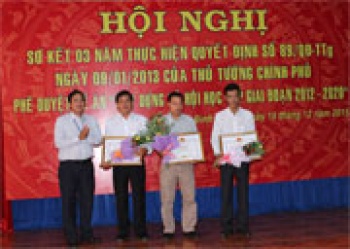 Sơ kết 3 năm thực hiện Đề án xây dựng xã hội học tập
