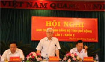 Hội nghị Ban Chấp hành Đảng bộ tỉnh mở rộng lần thứ 5 khóa 10