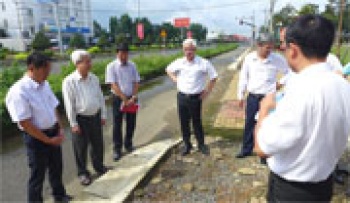 Kiểm tra công tác chỉnh trang đô thị thị xã Đồng Xoài