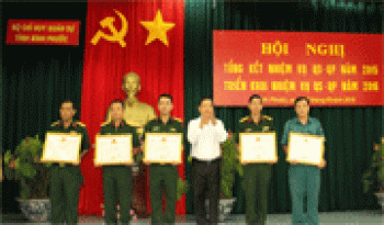 Tổng kết nhiệm vụ quân sự - quốc phòng năm 2015
