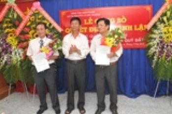 Công bố thành lập Trung tâm phát triển quỹ đất, Chi cục quản lý đất đai tỉnh