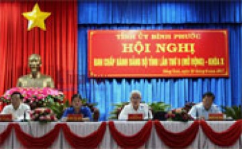 Hội nghị Ban Chấp hành Đảng bộ tỉnh lần thứ 8