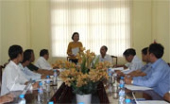 Họp ban tổ chức Lễ kỷ niệm 70 năm Ngày thương binh liệt sĩ