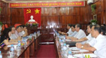 Đoàn công tác Bộ Xây dựng làm việc tại Bình Phước