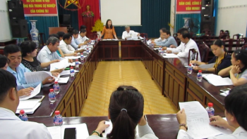 Ban Kinh tế - Xã hội HĐND thị xã làm việc tại buổi giám sát