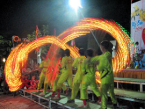 许多体育活动欢迎2010年新年。