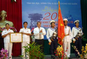 Vietnam Navy Service Celebrates 20th Year of Foundation of DK1 and Receives the Second Grade Medal of National Defense