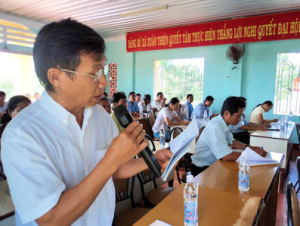 National Assembly members met with voters in Trang Bom and Thong Nhat