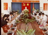 Delegates from Zone I Politics Institute conducts a research on Dong Nai province.