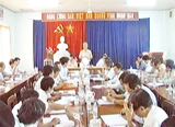 Provincial Party Committee and People’s Committee discuss with Department of Agriculture and Rural Development on methods to implement Resolution No. 2