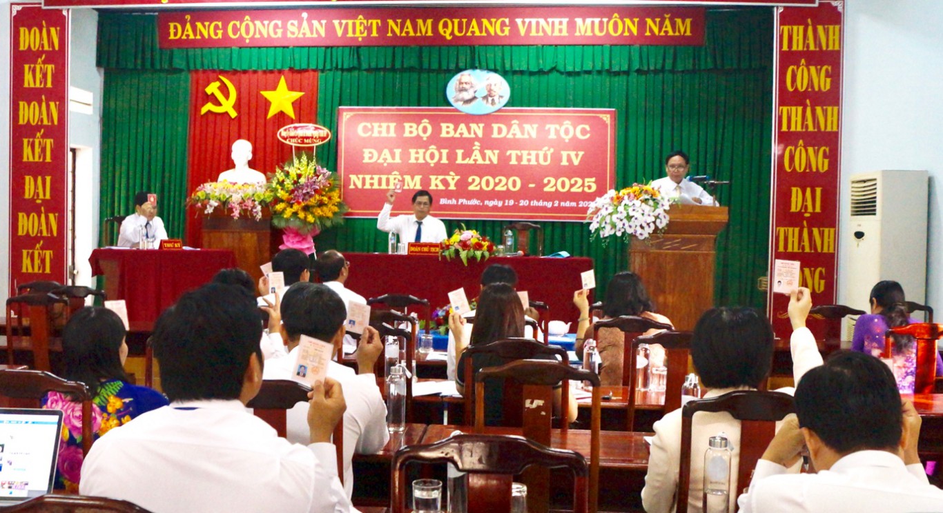 Đại hội Chi bộ Ban Dân tôc