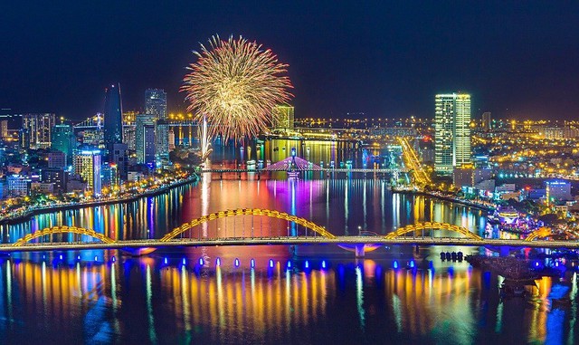 irework phao hoa tren cau rong danang discovery 4 famous bridge in danang restaurant near me dragon bridge history a new iconic image of danang 1685934330898240490511