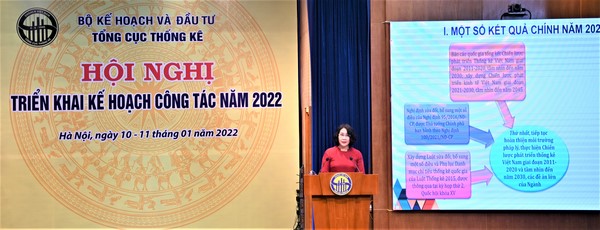 hoi nghi trien khai ke hoach cong tac nam 2022 cua nganh thong ke