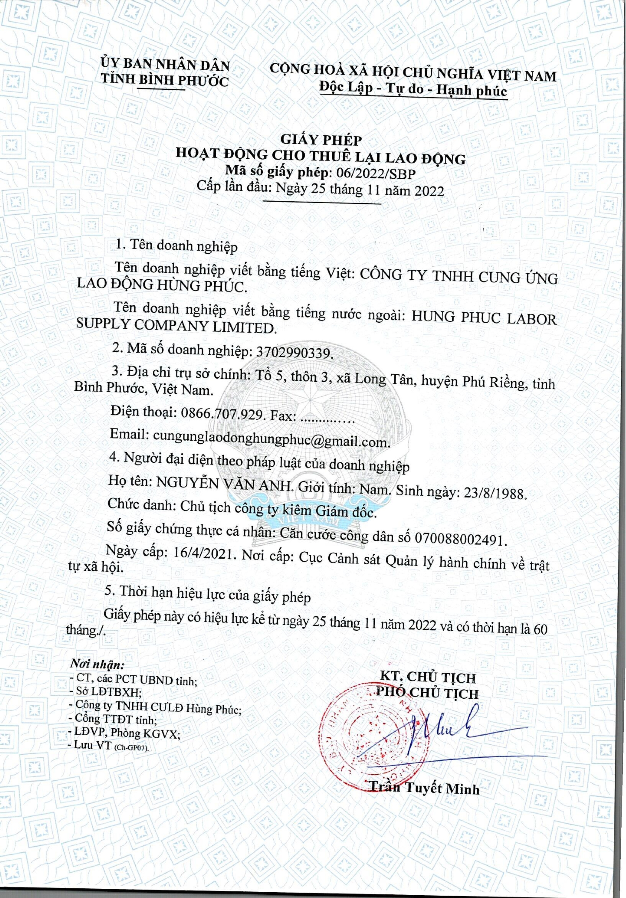 GPLD Cty Cung ung LD hung Phuc 0