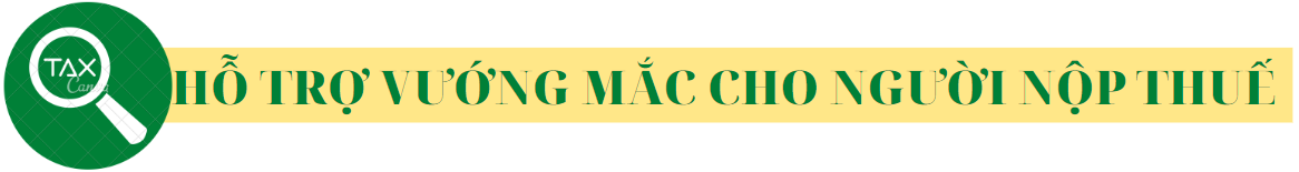ho tro vuong mac cho nguoi nop thue
