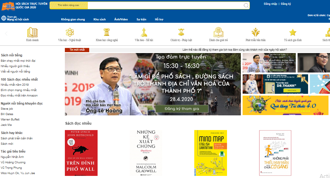 hoi sach truc tuyen 2020
