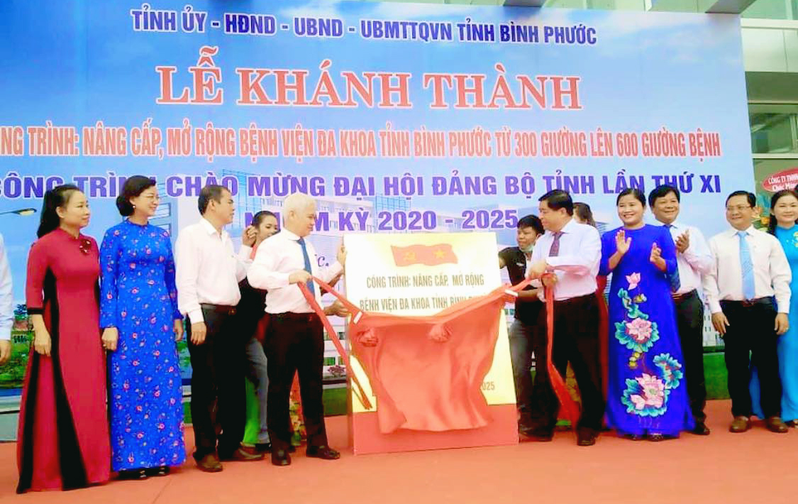 khanh thanh nang cap benh vien da khoa tinh