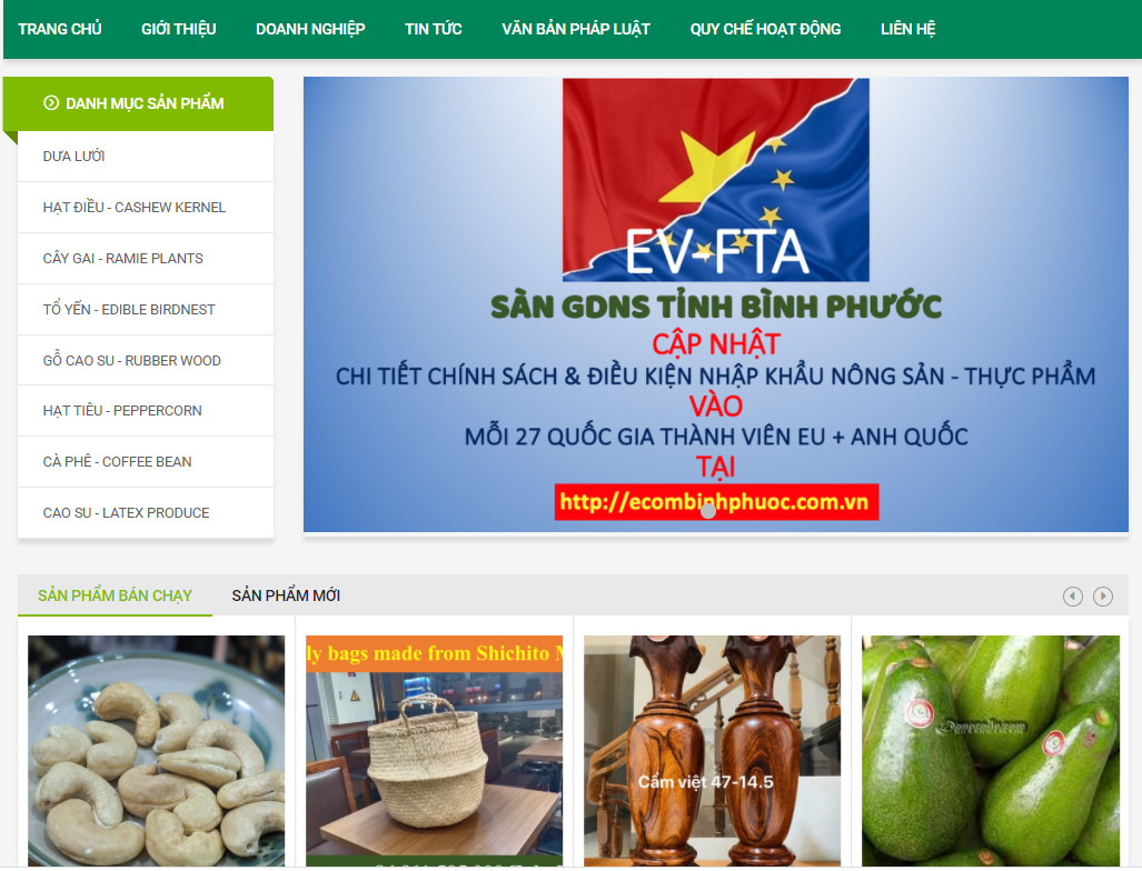 san giao dich nong san bp