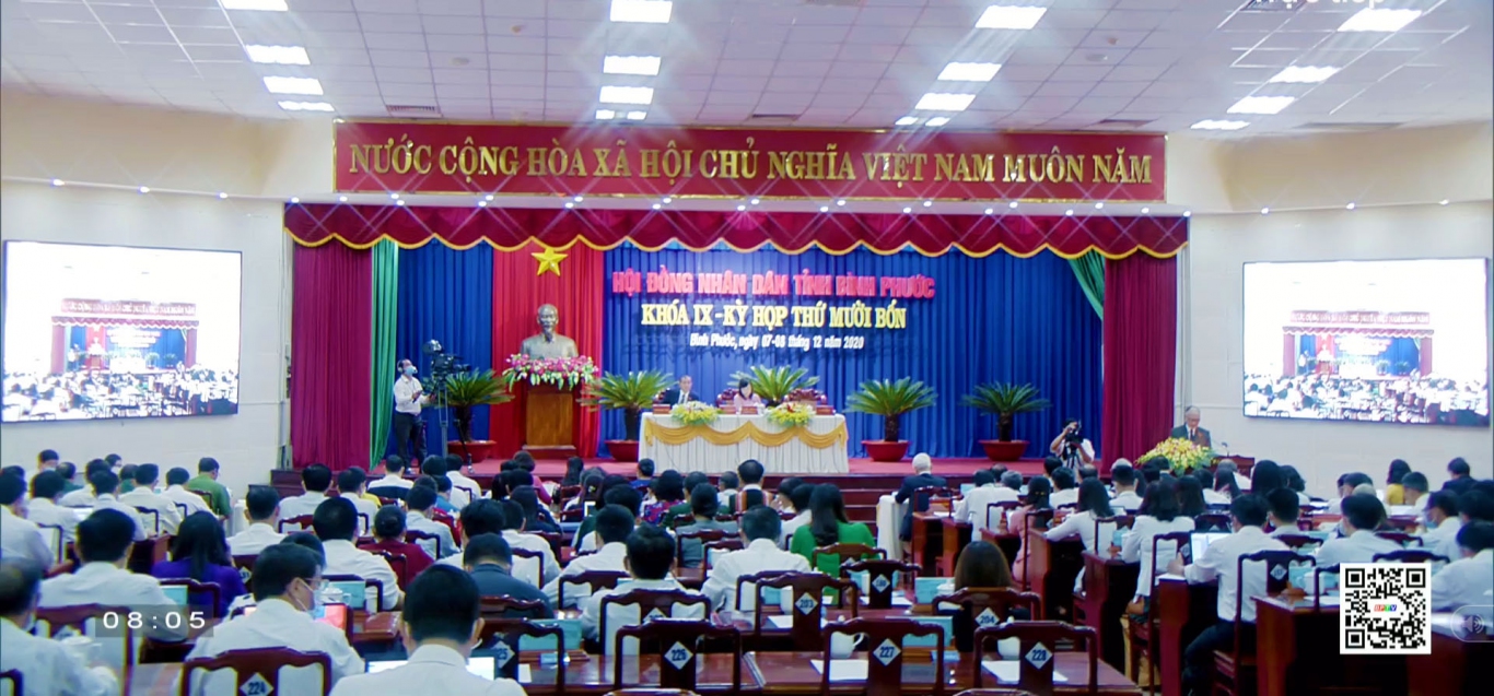 Khai mac ky hop HDND tinh lan thu 14