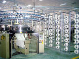A production line in Dyeing Company Ltd.,