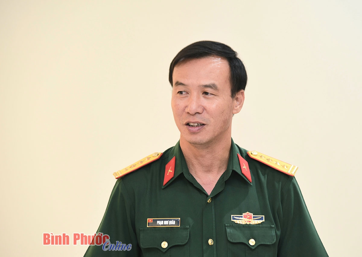 6 dai ta pham nhu quan tinh uy vien chinh uy bo chi huy quan su tinh bao cao du thao nghi quyet 13421712062024