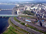 overpass-bridges along Han River