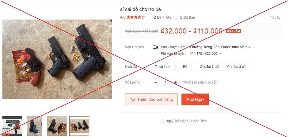 Hiện nay, trên các website, ứng dụng thương mại điện tử và các mạng xã hội, sản phẩm đồ chơi trẻ em khá phong phú, đa dạng về mẫu mã, chủng loại và giá thành.