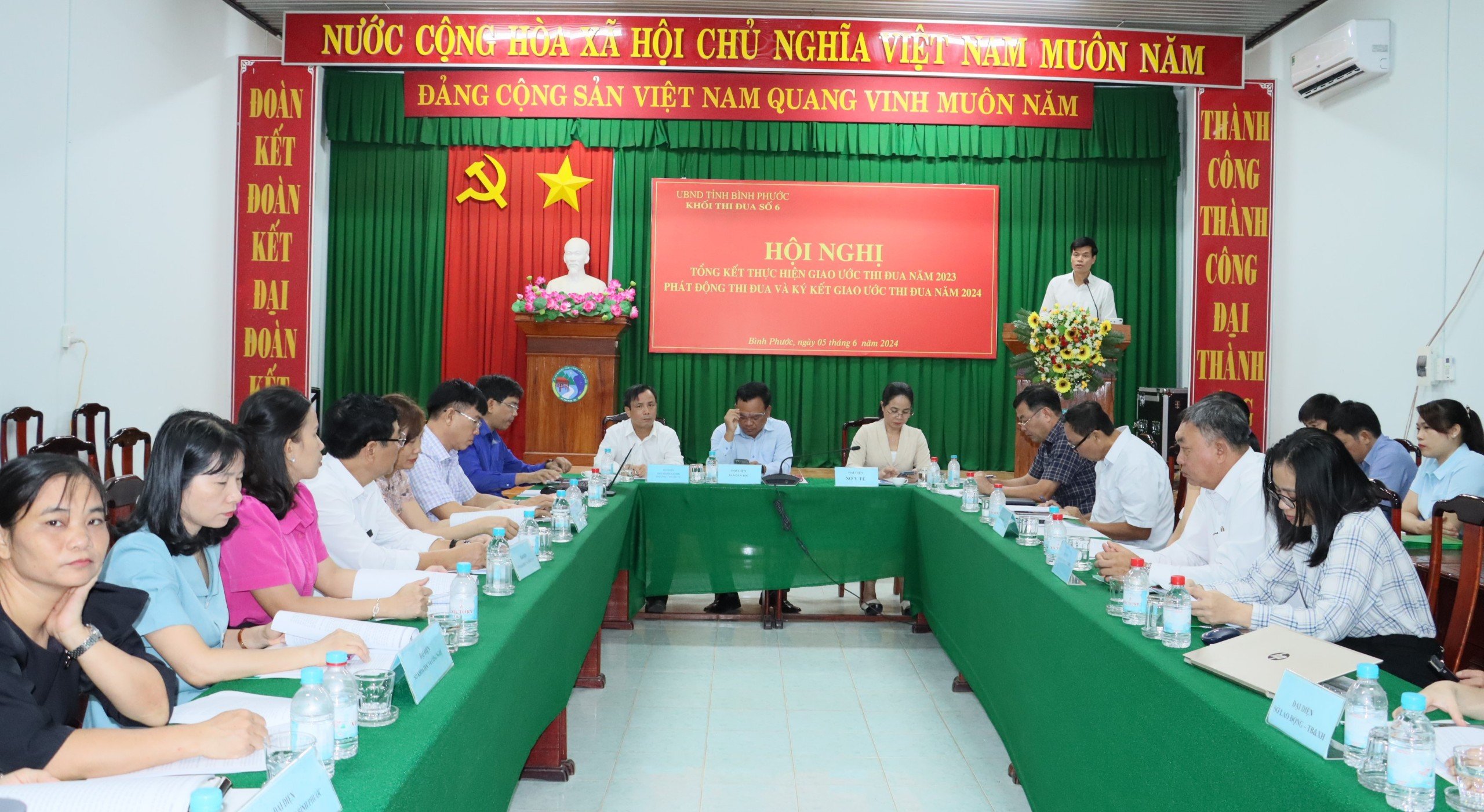 Khối thi đua số 6 phát động và ký kết giao ước thi đua năm 2024