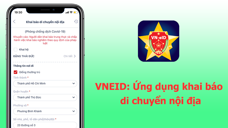 Triển khai ứng dụng phần mềm VNEID phục vụ công tác